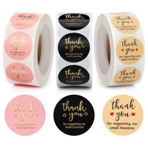 Thank you sticker